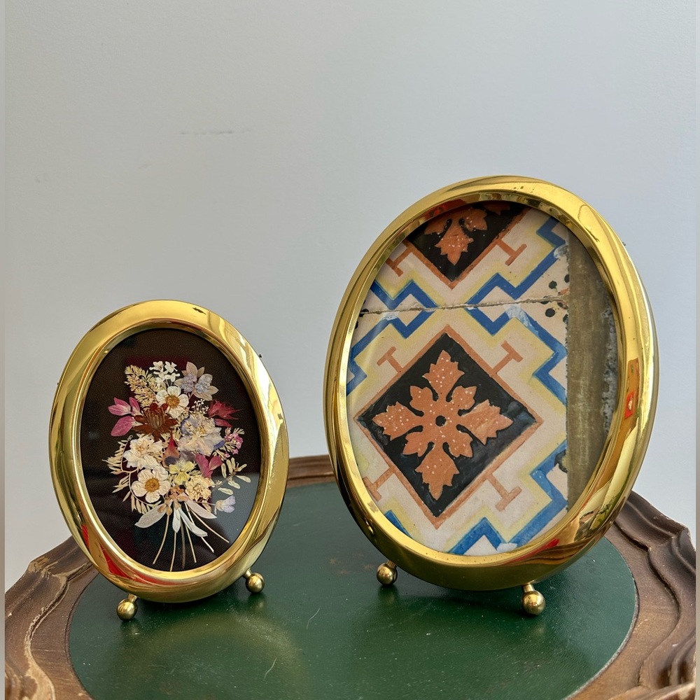 Vintage solid brass frames - Picture 4 of 8